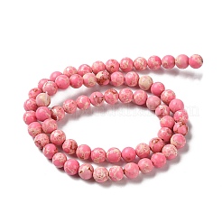 Synthetic Imperial Jasper Dyed Beads Strands&nbsp;G-D077-A01-01F