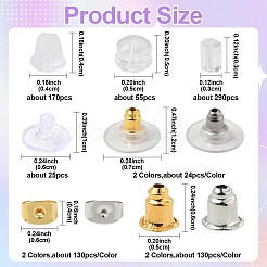 Plastic/Rubber/Iron/Brass Ear Nuts&nbsp;DIY-YW0012-87