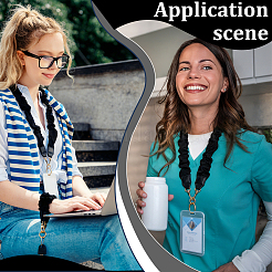 Polyester & Zinc Alloy Mobile Straps&nbsp;MOBA-JOY0001-01A