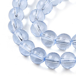 Baking Paint Transparent Glass Beads&nbsp;X1-DGLA-N006-8mm-12