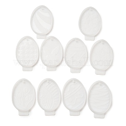 10Pcs Easter Egg Pendant DIY Silicone Molds&nbsp;LS-SIMO-C011-03