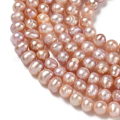 Natural Cultured Freshwater Pearl Beads Strands&nbsp;PA-CBAC463-09