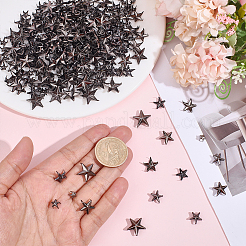 300Pcs 5 Styles Iron Studs Rivets&nbsp;IFIN-HY0001-13