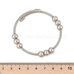 304 Stainless Steel Cuff Bangles for Women&nbsp;BJEW-Z087-11P