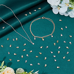 80Pcs 2 Colors Brass Cubic Zirconia Charms&nbsp;ZIRC-FH0001-45
