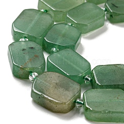 Natural Green Aventurine Beads Strands&nbsp;G-Z043-A02-01