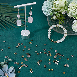 240Pcs 12 Styles Tibetan Style Alloy Spacer Beads&nbsp;TIBE-SC0002-59E