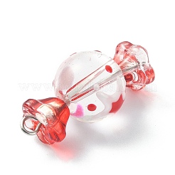 4Pcs 4 Style Glass & Lampwork Pendants&nbsp;PALLOY-TA00041