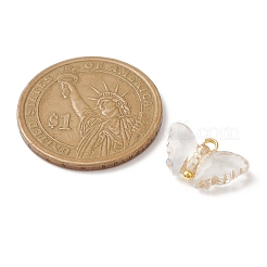 Plating Transparent Acrylic Pendants&nbsp;PALLOY-JF02202