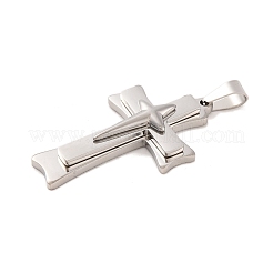 Non-Tarnish 304 Stainless Steel Pendants&nbsp;STAS-Z080-02P