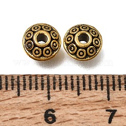 Tibetan Style Alloy Saucer Spacer Beads&nbsp;FIND-Z128-15AG