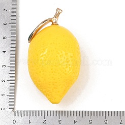 Fruit Theme Resin Big Pendants&nbsp;FIND-E053-01D-G