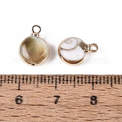 Electroplate Natural Sea Shell Pendants&nbsp;SSHEL-Q100-11A-KCG