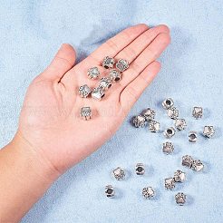 Tibetan Style Zinc Alloy European Beads&nbsp;PH-MPDL-R038-008AS