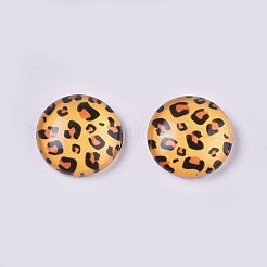 Glass Cabochons&nbsp;LS-GLAA-WH0015-09B