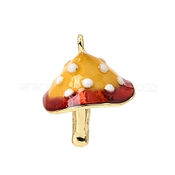 Brass Enamel Pendants&nbsp;KK-CBACA9B-01G