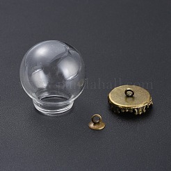 DIY Globe Bubble Cover Pendants Making&nbsp;DIY-X0293-78AB