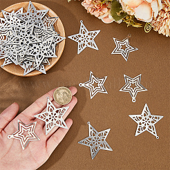 40Pcs 2 Styles Iron Pendants&nbsp;IFIN-GF0001-56