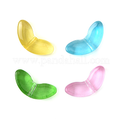 100Pcs Spray Painted Transparent Glass Beads&nbsp;GLAA-FS0002-29