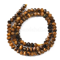 Natural Tiger Eye Bead Strands&nbsp;G-D344-A20-03