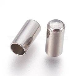 Tarnish Resistant 201 Stainless Steel Cord End Caps&nbsp;X-STAS-P207-05P-A