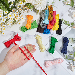 59.5M 17 Colors Wave Bending Fringe Trim&nbsp;OCOR-GF0005-91A