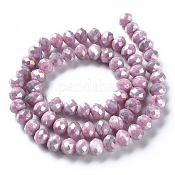 Opaque Baking Paint Glass Beads Strands&nbsp;EGLA-N006-006A