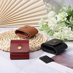 3Pcs 3 Colors PU Leather Card Case&nbsp;AJEW-FH0005-57