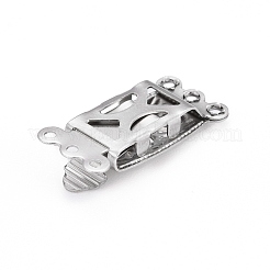 Tarnish Resistant 304 Stainless Steel Box Clasps&nbsp;STAS-P249-02P