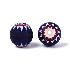 Handmade Millefiori Glass Round Beads&nbsp;LA-N002-12B
