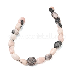 Natural Pink Zebra Jasper Beads Strands&nbsp;G-C286-A19
