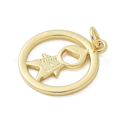 Brass Pendants&nbsp;KK-P293-34G