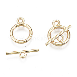 Brass Toggle Clasps&nbsp;X-KK-T056-50G-NF