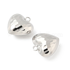 Heart Brass Pendants&nbsp;KK-M327-02C-P