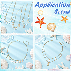 50Pcs Natural Freshwater Shell Pendants&nbsp;FIND-SC0020-74