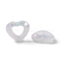 UV Plating Rainbow Iridescent Acrylic Bead Frames&nbsp;PACR-M003-04G