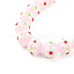 Handmade Lampwork Beads Strands&nbsp;LAMP-A154-05M