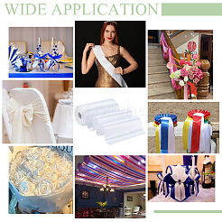 Polyester Satin Ribbon&nbsp;OCOR-WH0105-015C
