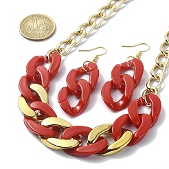 Acrylic Chains Jewelry Set&nbsp;SJEW-JS01288-01