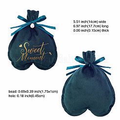 Velvet Jewelry Drawstring Gift Bags&nbsp;ABAG-CJC0003-02D