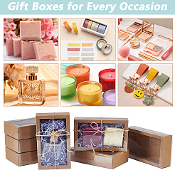 Kraft Paper Cardboard Gift Drawer Boxes&nbsp;LS-CON-WH0085-129C