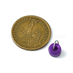 Natural White Jade Dyed Column Charms&nbsp;PALLOY-JF02760