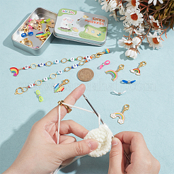 Rainbow DIY Knitting Tool Sets&nbsp;HJEW-NB00058
