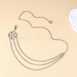 Alloy Pentagram Tassel Sexy Body Chains&nbsp;FS-WG0F340-01