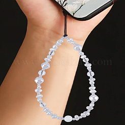 1Pc Glass & Imitation Pearls Beaded Mobile Straps for Women&nbsp;AJEW-LP0004-52