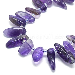 Natural Amethyst Beads Strands&nbsp;G-G106-J07-01