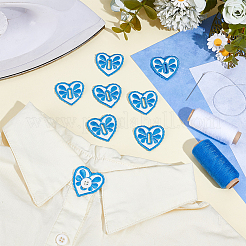 Cloth Heart Buttons&nbsp;DIY-WH0622-411D