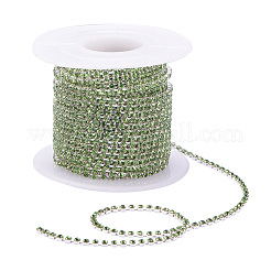 Brass Rhinestone Strass Chains&nbsp;CHC-R125-S6-02S