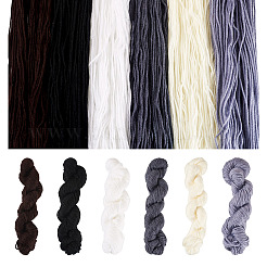 6 Bundles 6 Colors Acrylic Fiber Yarn&nbsp;OCOR-TA0003-17