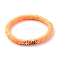 Synthetic Hematite & Polymer Clay Hieishi Stretch Bracelets Set for Women&nbsp;BJEW-JB07430